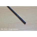 Carbon Fiber Rods For RC Airplane High Quality Pole 5mm Diameter x 500mm 